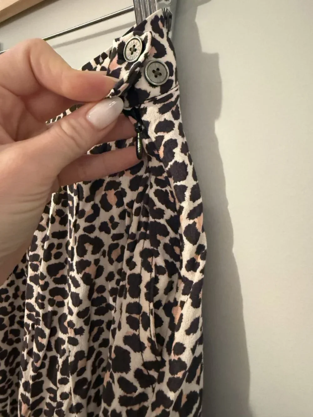 Zadig & Voltaire Jude Leopard Print Pleated Midi Skirt Pockets Size 38 M [jb] - Picture 10 of 10